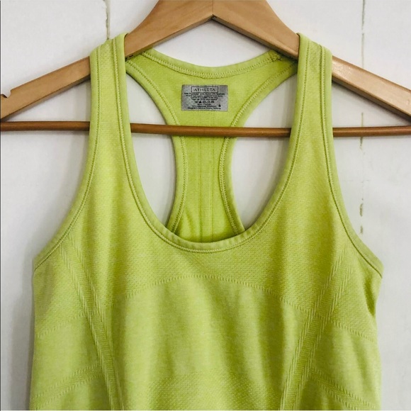 Athleta Fastest Track Lime Green Tank Top - Picture 4 of 7